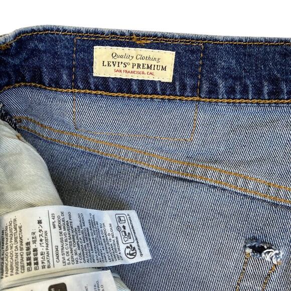 Levi’s Premium 514 Mens 34x32 Mid Wash Straight Leg Jeans Casual Classic - Picture 11 of 16